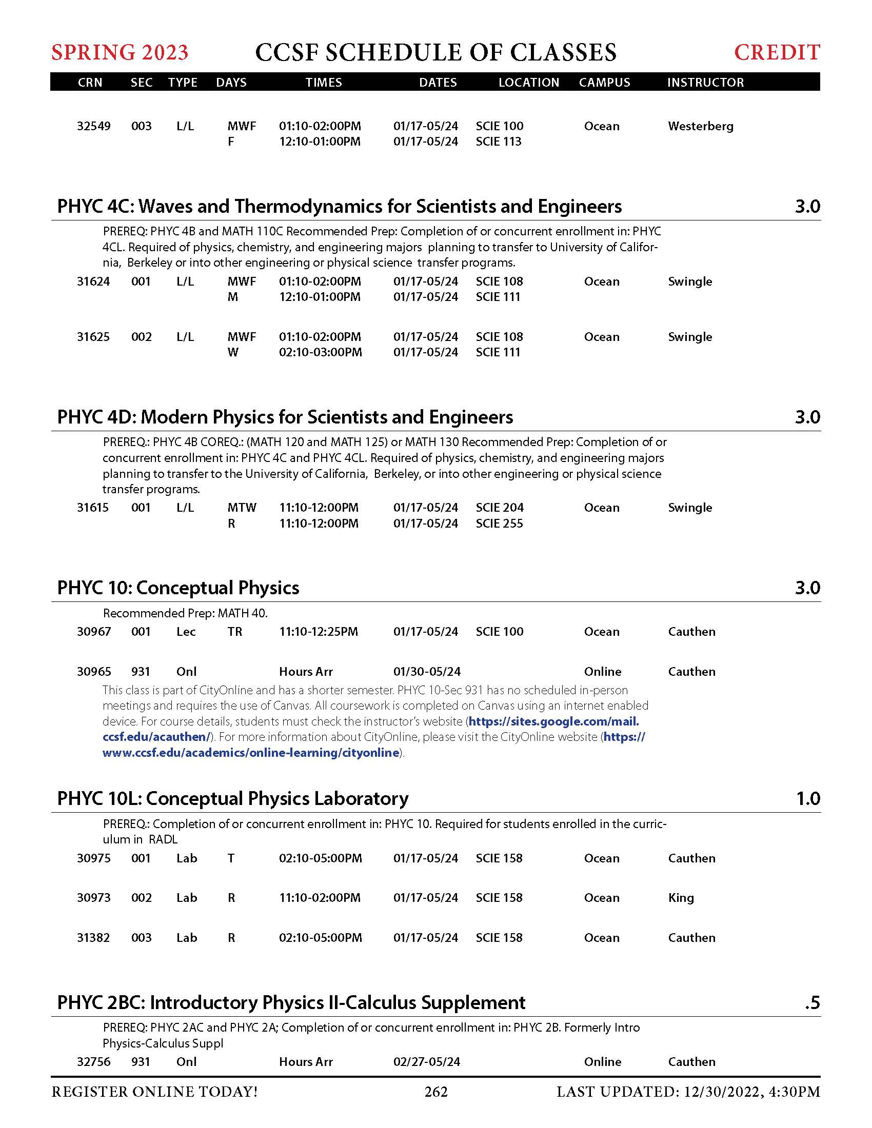 Physics FAQ CCSF
